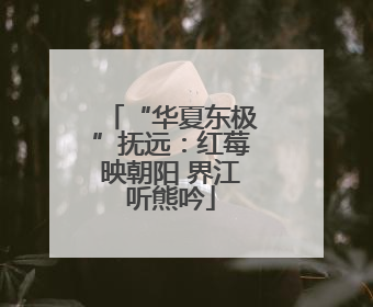 “华夏东极”抚远：红莓映朝阳 界江听熊吟