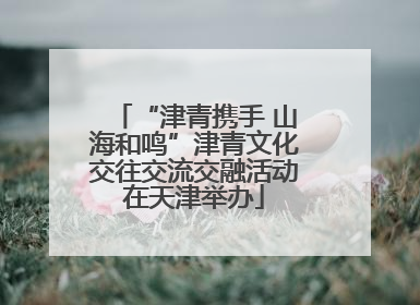 “津青携手 山海和鸣”津青文化交往交流交融活动在天津举办