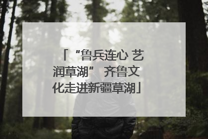 “鲁兵连心 艺润草湖” 齐鲁文化走进新疆草湖