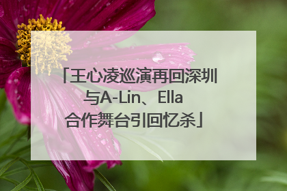 王心凌巡演再回深圳 与A-Lin、Ella合作舞台引回忆杀