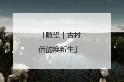 瞭望｜古村侨韵焕新生
