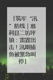 筑牢“汛”防线｜慈利县二坊坪镇：雷霆出击！汛期捕鱼被紧急叫停