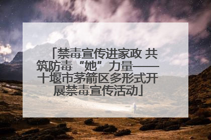 禁毒宣传进家政 共筑防毒“她”力量——十堰市茅箭区多形式开展禁毒宣传活动