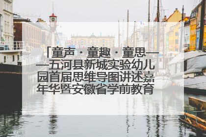童声・童趣・童思——五河县新城实验幼儿园首届思维导图讲述嘉年华暨安徽省学前教育教研基地园项目阶段性成果展示活动