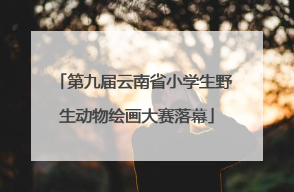 第九届云南省小学生野生动物绘画大赛落幕