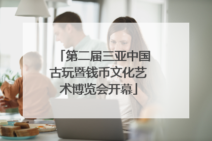 第二届三亚中国古玩暨钱币文化艺术博览会开幕