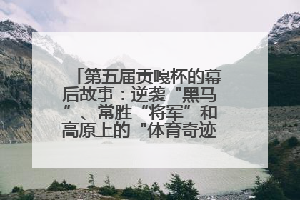 第五届贡嘎杯的幕后故事：逆袭“黑马”、常胜“将军”和高原上的“体育奇迹”丨微纪录