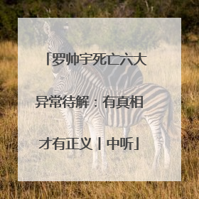 罗帅宇死亡六大异常待解：有真相才有正义丨中听