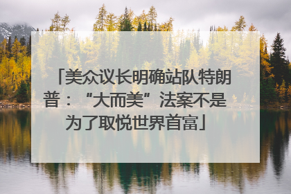 美众议长明确站队特朗普:“大而美”法案不是为了取悦世界首富