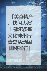 美食特产、快闪表演！鄂尔多斯文化神州行青岛活动周即将举行