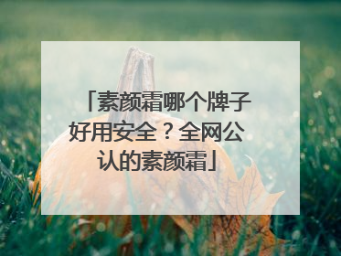 素颜霜哪个牌子好用安全？全网公认的素颜霜