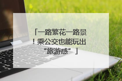 一路繁花一路景！乘公交也能玩出“旅游感”
