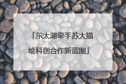 东太湖牵手苏大描绘科创合作新蓝图