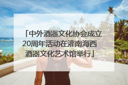 中外酒器文化协会成立20周年活动在灌南海西酒器文化艺术馆举行