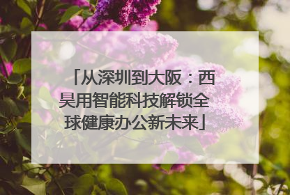 从深圳到大阪：西昊用智能科技解锁全球健康办公新未来