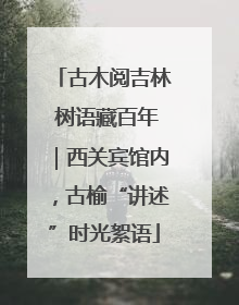 古木阅吉林 树语藏百年｜西关宾馆内，古榆“讲述”时光絮语
