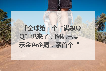 全球第二个“满级QQ”也来了，图标已显示金色企鹅，系首个“满级QQ”的小号