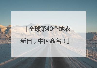 全球第40个地衣新目，中国命名！