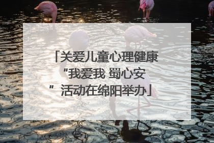 关爱儿童心理健康 “我爱我 蜀心安”活动在绵阳举办