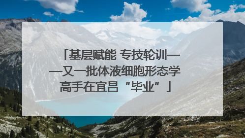基层赋能 专技轮训——又一批体液细胞形态学高手在宜昌“毕业”