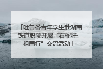 吐鲁番青年学生赴湖南铁道职院开展“石榴籽·祖国行”交流活动