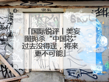 国际锐评丨美妄图扼杀“中国芯”过去没得逞，将来更不可能