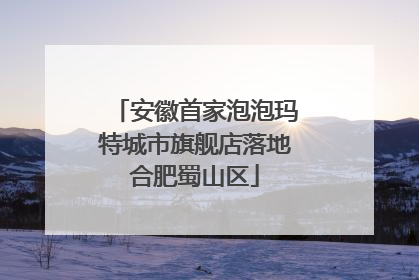 安徽首家泡泡玛特城市旗舰店落地合肥蜀山区