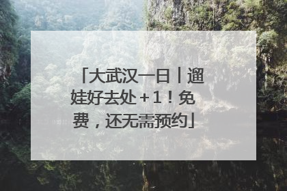 大武汉一日︱遛娃好去处＋1！免费，还无需预约