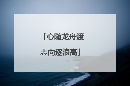 心随龙舟渡 志向逐浪高