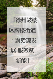徐州鼓楼区牌楼街道：聚势谋发展 服务赋新能