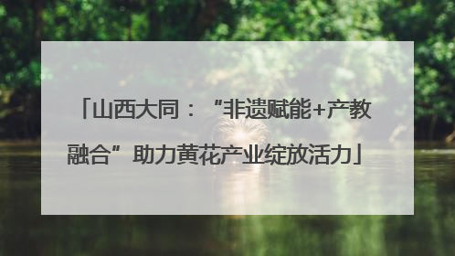 山西大同：“非遗赋能+产教融合”助力黄花产业绽放活力