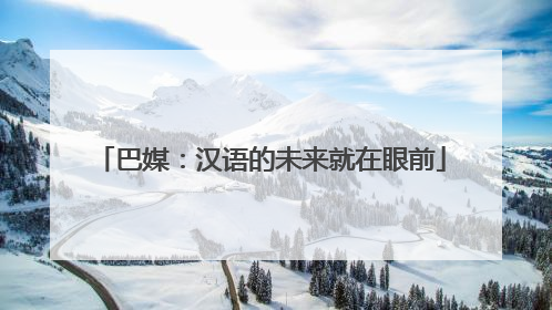巴媒：汉语的未来就在眼前