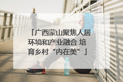 广西蒙山聚焦人居环境和产业融合 培育乡村“内在美”