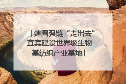 建圈强链“走出去” 宜宾建设世界级生物基纺织产业基地