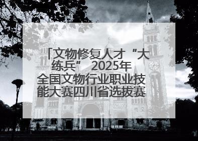 文物修复人才“大练兵” 2025年全国文物行业职业技能大赛四川省选拔赛即将启幕