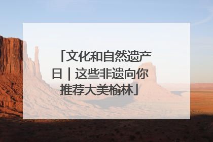 文化和自然遗产日｜这些非遗向你推荐大美榆林