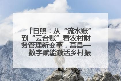 日照：从“流水账”到“云台账”看农村财务管理新变革，莒县——数字赋能激活乡村振兴“一池春水”