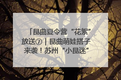 昆曲夏令营“花絮”放送⑦｜昆曲萌娃搭子来袭！苏州“小昆迷”姐弟期待同台演绎“姑苏水磨调”