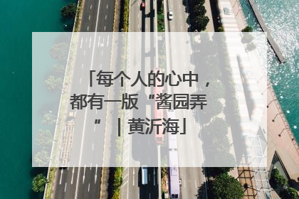 每个人的心中，都有一版“酱园弄”｜黄沂海