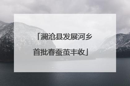 澜沧县发展河乡首批春蚕茧丰收