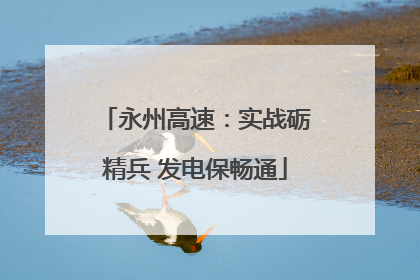 永州高速：实战砺精兵 发电保畅通