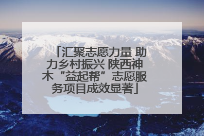 汇聚志愿力量 助力乡村振兴 陕西神木“益起帮”志愿服务项目成效显著