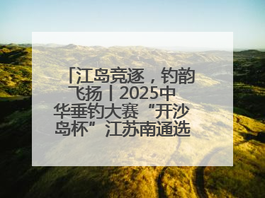 江岛竞逐，钓韵飞扬丨2025中华垂钓大赛“开沙岛杯”江苏南通选拔赛完美收杆