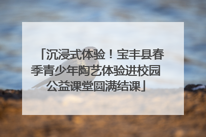 沉浸式体验！宝丰县春季青少年陶艺体验进校园公益课堂圆满结课