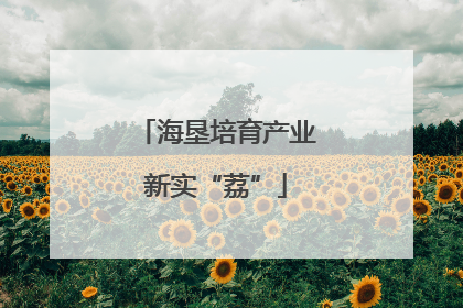 海垦培育产业新实“荔”