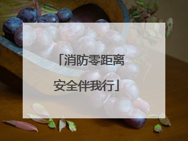消防零距离 安全伴我行