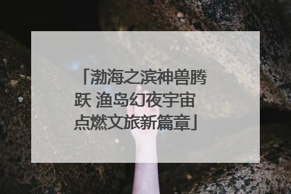 渤海之滨神兽腾跃 渔岛幻夜宇宙点燃文旅新篇章