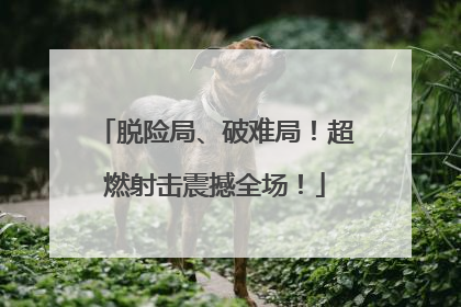 脱险局、破难局！超燃射击震撼全场！