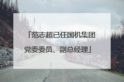 范志超已任国机集团党委委员、副总经理
