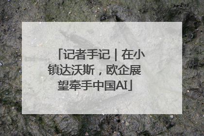 记者手记｜在小镇达沃斯，欧企展望牵手中国AI